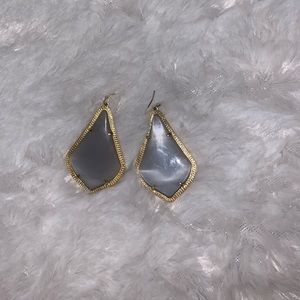 Kendra Scott slate alexandra earrings
